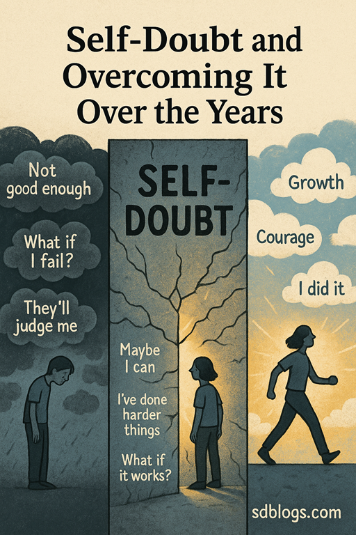 A picture illustrating the process of trusting yourself